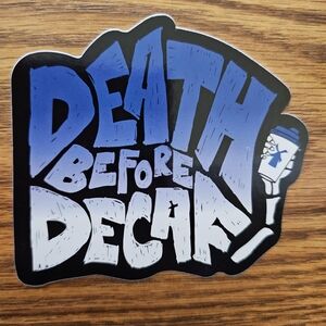 Dutch Bros Blue and Black Graphic Sticker